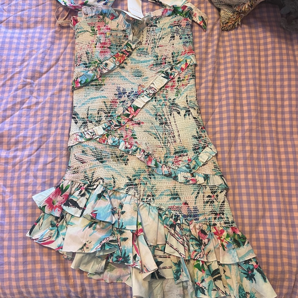 Floral Ruffle Dress - Picture 2 of 3